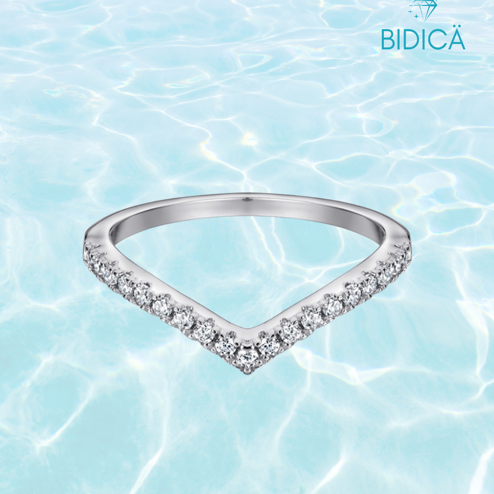 Fortuna sterling silver wishbone ring
