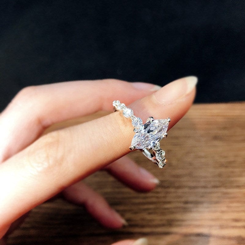 The Marquise ring | Handmade sterling silver jewelry | Rings, Earrings & Necklaces online | Bidicä.