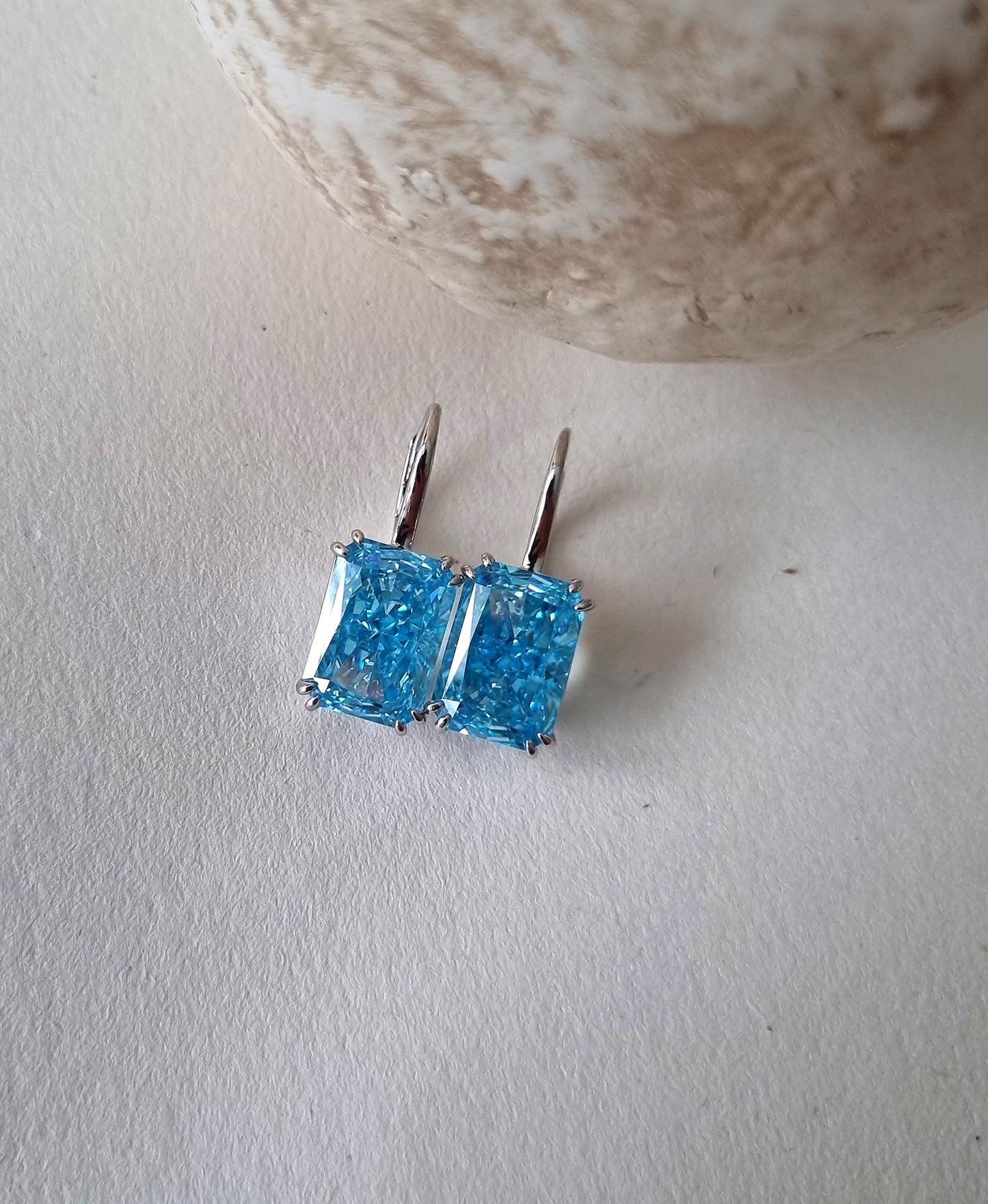 Luminary sterling silver earrings