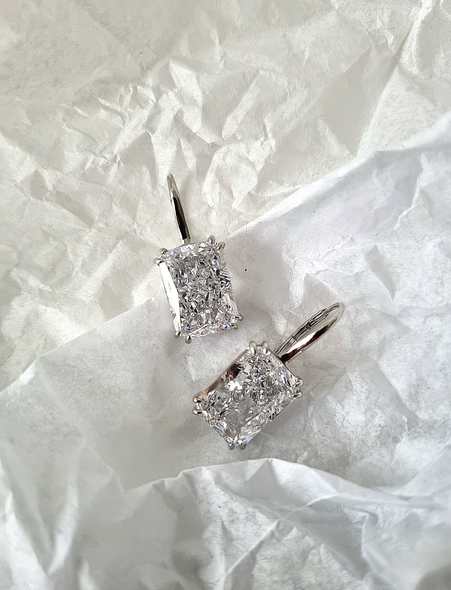 Luminary sterling silver earrings