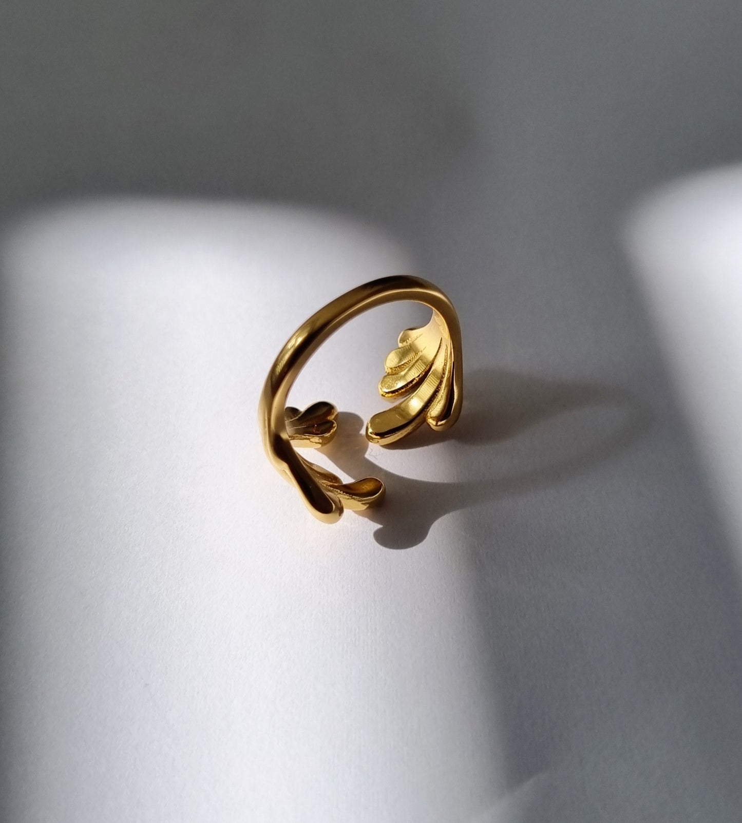 LEAF stainless steel adjustable ring