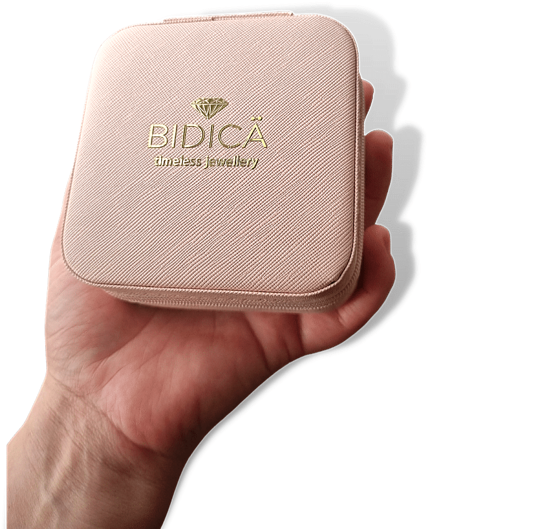 Vania pink PU leather multi jewellery box | Handmade sterling silver jewelry | Rings, Earrings & Necklaces online | Bidicä.
