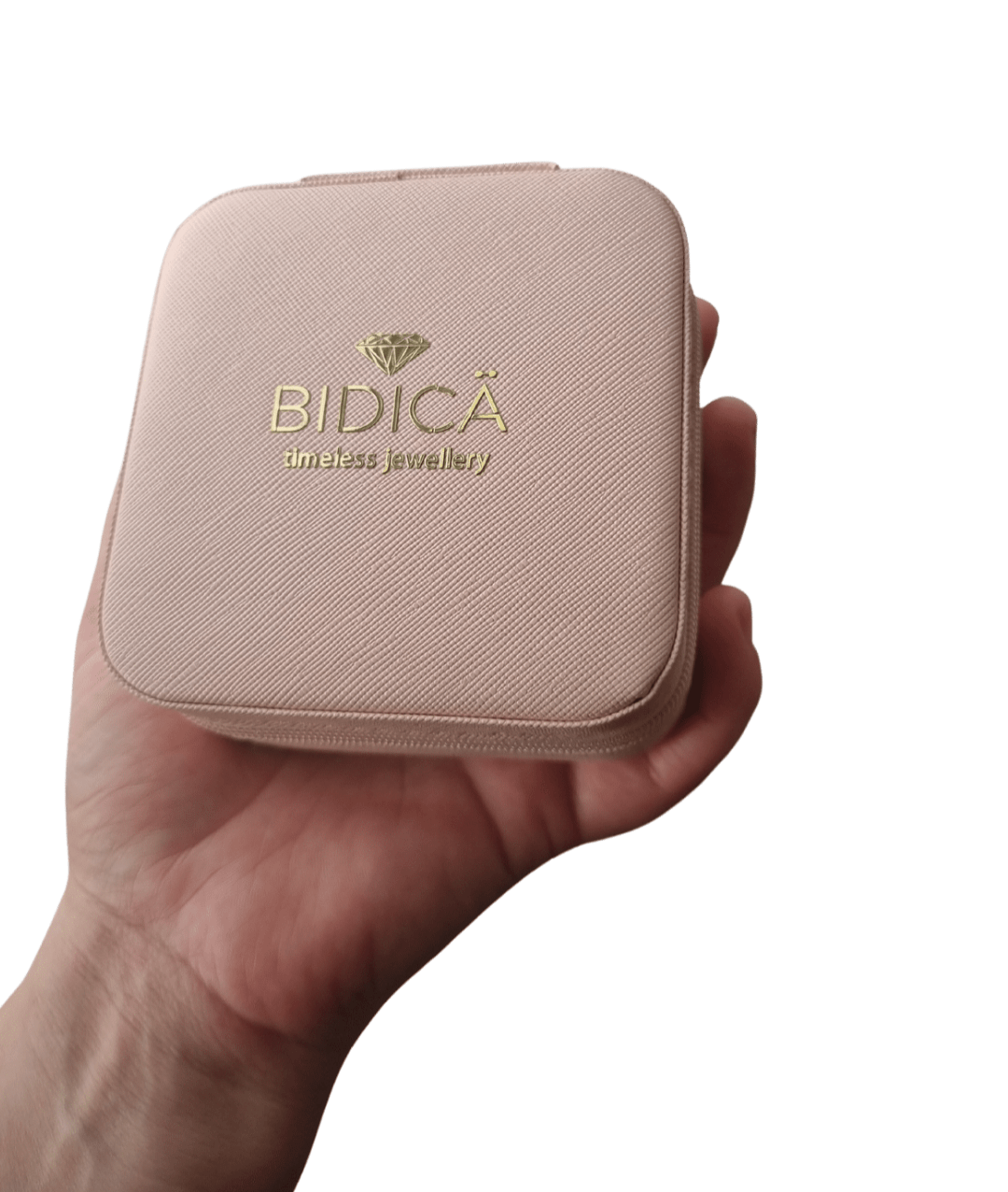 Vania pink PU leather multi jewellery box | Handmade sterling silver jewelry | Rings, Earrings & Necklaces online | Bidicä.