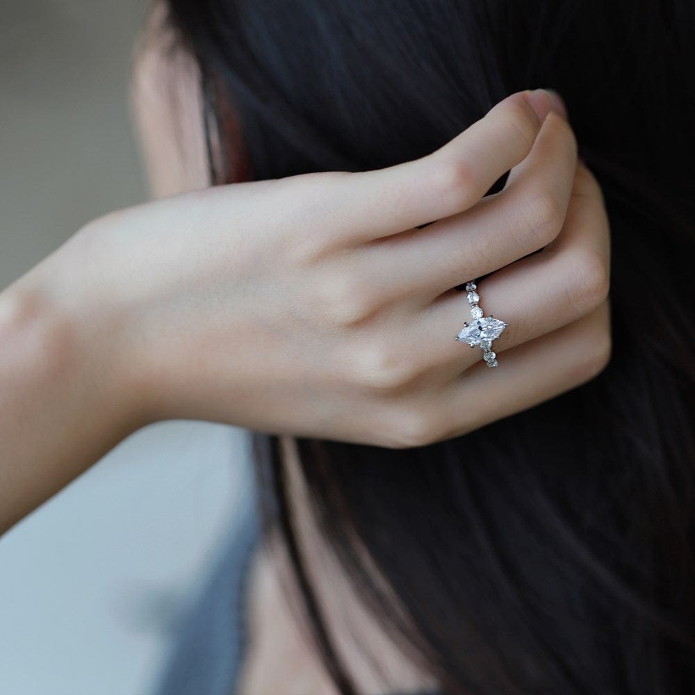 The Marquise ring | Handmade sterling silver jewelry | Rings, Earrings & Necklaces online | Bidicä.