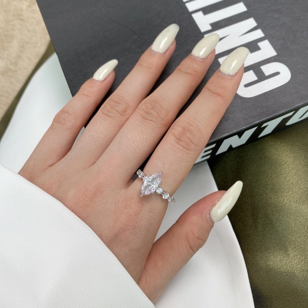 The Marquise ring | Handmade sterling silver jewelry | Rings, Earrings & Necklaces online | Bidicä.